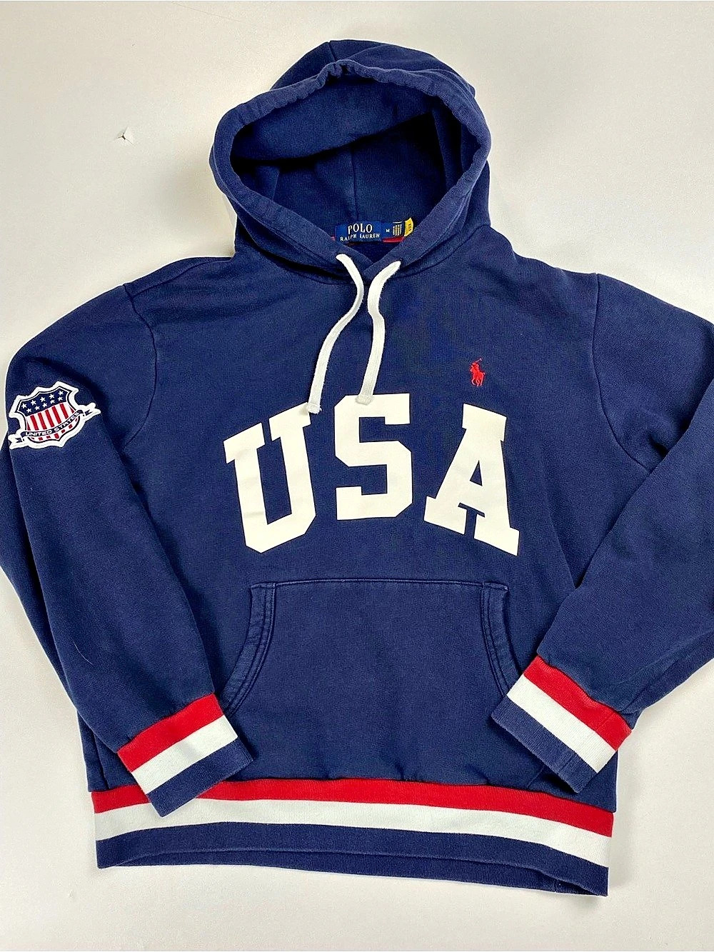 Polo Ralph Lauren USA Hoodie - Medium